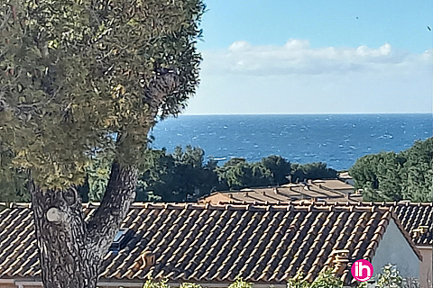 Location de meublé : TOULON : appartement 3 pers,1 chbre, terrasse vue mer - Bandol