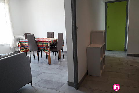 Location de meublé : Cruas/Tricastin : appartement 2 pers - 2 chbres balcon & parking, Le Teil