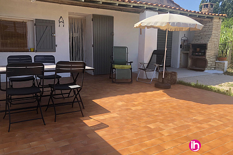 Location pour salarié en déplacement de meublé : MARTIGUES : maison 2 pers, 2 chbres,terrasse et parking - Martigues