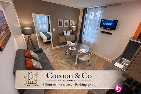 Location pour salarié en déplacement de meublé : Nevers : appartement T2 RDC - Nevers