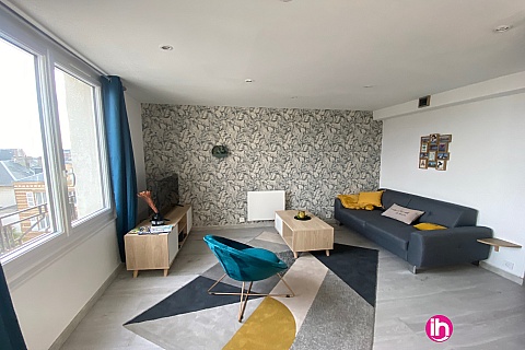 Location pour salarié en déplacement de meublé : LE HAVRE : appartement 4 personnes - 2 chambres, Le Havre