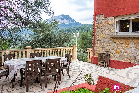 Location pour salarié en déplacement de meublé : TOULON : maison 4 personnes - 2 chambres, Le Revest-les-Eaux