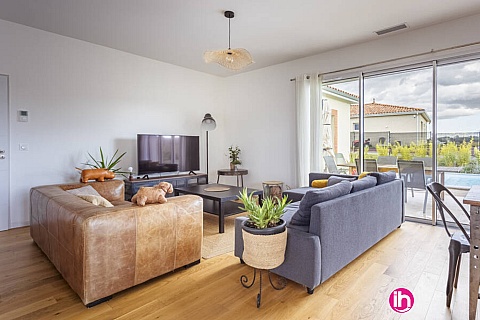 Location de meublé : BAZIEGE, villa 4 CHS , TARABEL