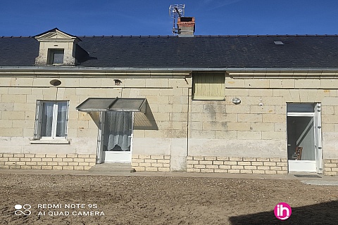 Location de meublé : BOURGUEIL-SAUMUR : maison 2 personnes - 2 chambres, Varennes-sur-Loire